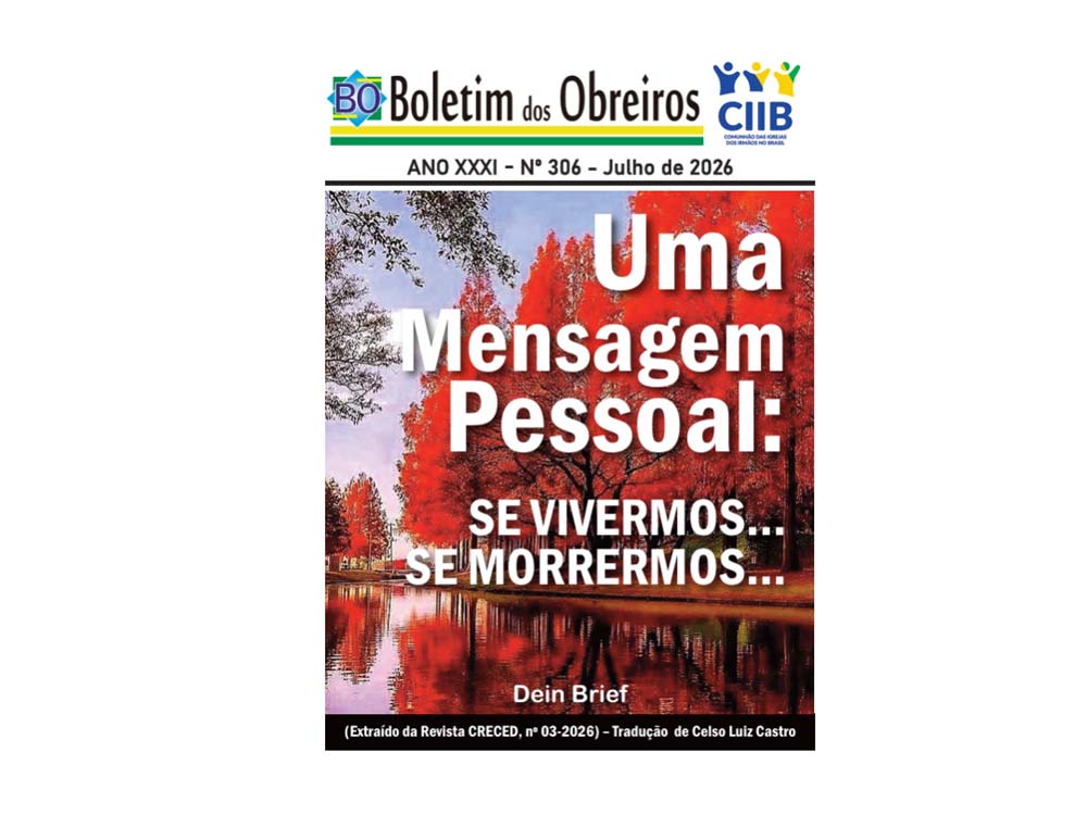 Boletim dos Obreiros julho 2026